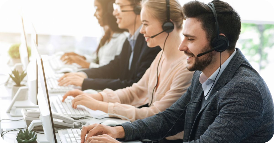 Customer support team